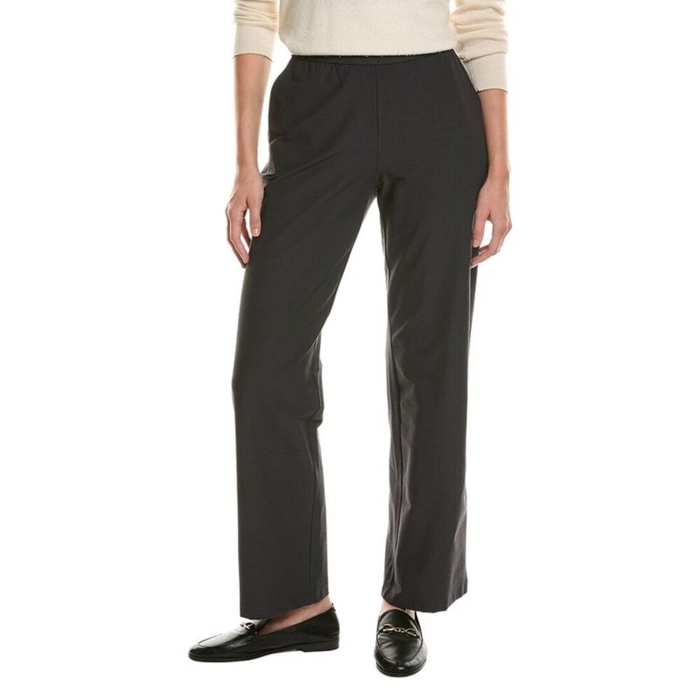 Eileen Fisher Womens  Straight Pant, Gray